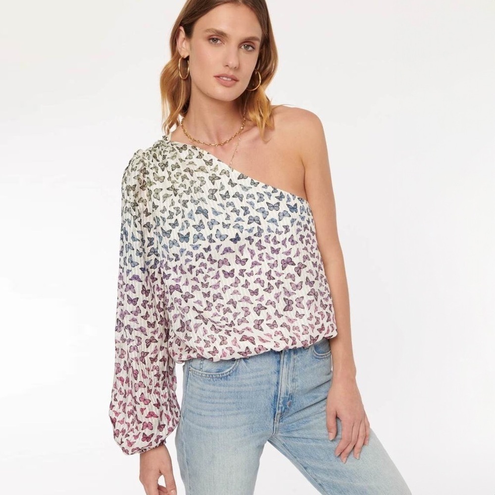 CAMI NYC - Lenore Top - Ombre Butterfly Print